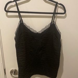 Topshop Black Lace Cami